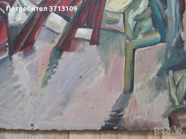 Картина масло-фазер 78х54см., снимка 5 - Картини - 51521806