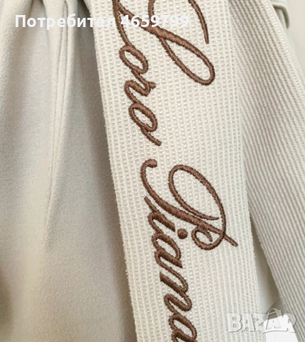 Loro Piana - HOBO дамско, луксозно палто, снимка 3 - Палта, манта - 52647583