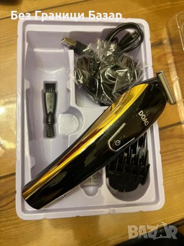 Нова Машинка Тример за Подстригване 2-в-1 с 4 Гребена, Водоустойчива, снимка 9 - Тримери - 43569018