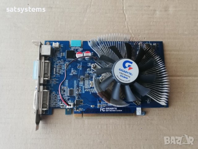 Видео карта NVidia GeForce Gigabyte NX8600 GT 256MB GDDR3 128bit PCI-E, снимка 1