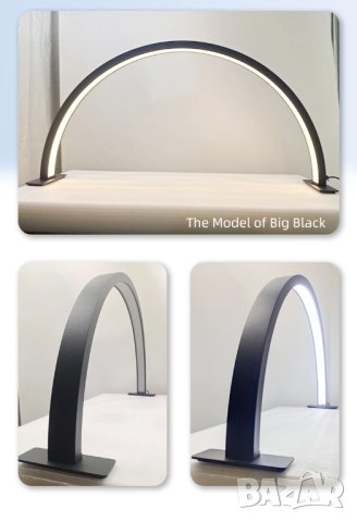 Настолна лампа за маникюр Полумесец / Лампа дъга / ЛЕД Лампа Half Moon , снимка 10 - Педикюр и маникюр - 43982110