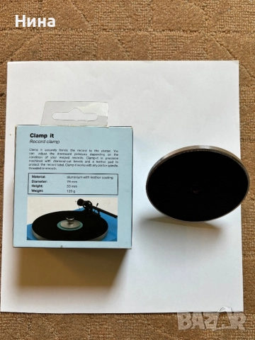 Pro-Ject Clamp It (скоба) за грамофони, снимка 3 - Грамофони - 51624574
