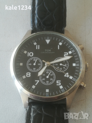 Мъжки часовник TCM hronograph. Хронограф , снимка 2 - Мъжки - 44878353