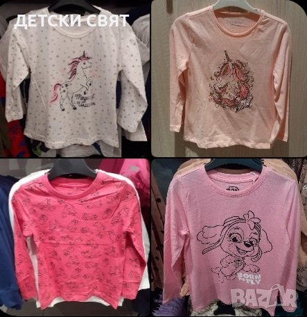 Нови детски блузи и клинове от 2 до 10години, снимка 5 - Детски Блузи и туники - 39418219
