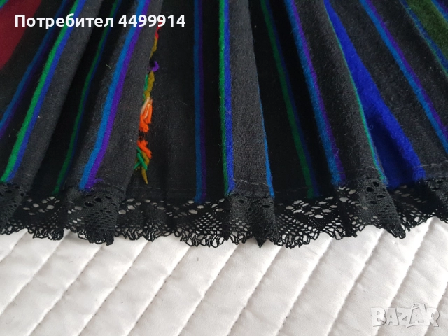 Стар вълнен бръчник,пищимал за носия, снимка 9 - Антикварни и старинни предмети - 52536523