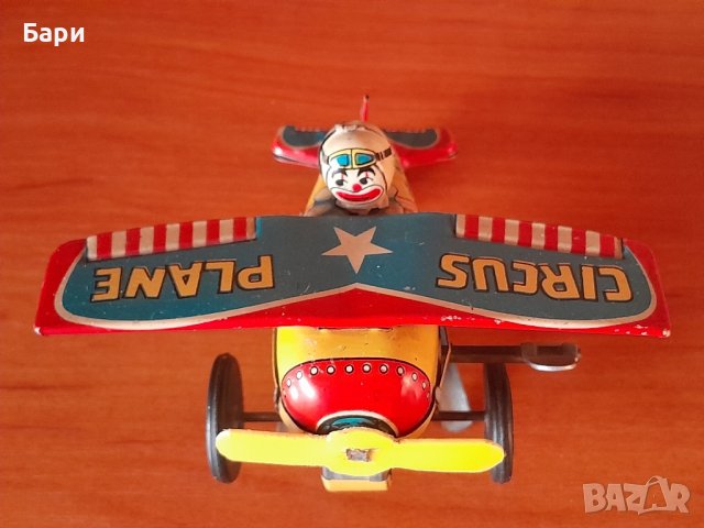 Стара рядка играчка ЦИРКОВ САМОЛЕТ CP-007-Япония, снимка 2 - Колекции - 43483917