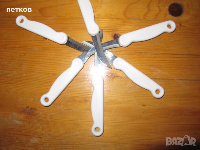 кухненски ножчета с извито острие- 6 бр., снимка 7 - Прибори за хранене, готвене и сервиране - 37039970