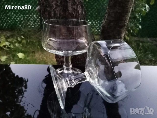 Кристални чаши за мелба - 4 бр., снимка 5 - Чаши - 52276133