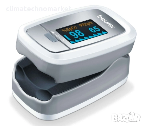 Пулсов оксиметър, Beurer PO 30 pulse oximeter, Measurement of arterial oxygen saturation (SpO2) and , снимка 1