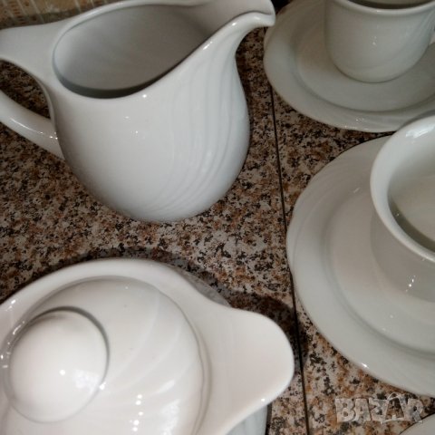 Сервиз за кафе бял Български, снимка 6 - Сервизи - 43253335