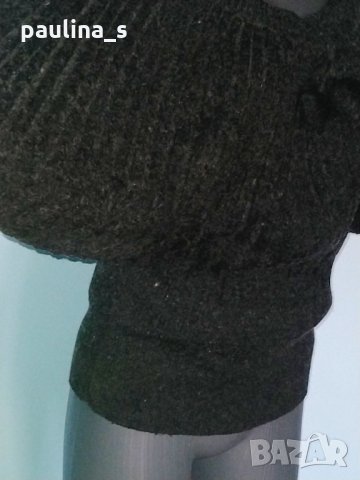 Два броя / Кашмирен пуловер модел Топ от пухкаво плетиво (вълна, кашмир и спандекс), снимка 5 - Блузи с дълъг ръкав и пуловери - 28039347