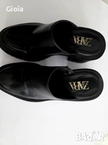 Zara кожено сабо