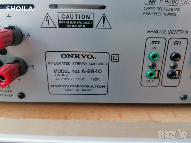 Onkyo a 8940 made in japan, снимка 4 - Ресийвъри, усилватели, смесителни пултове - 32404982