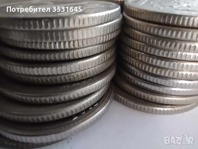 Лот от над 100бр. монети с номинал от 1 рубла