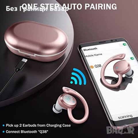 Нови Bluetooth 5.3 Безжични слушалки Двоен LED дисплей Водоустойчиви, снимка 4 - Bluetooth слушалки - 43006873