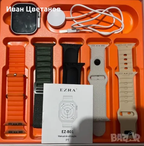 Стилен смарт часовник, Smart Watch Ezra, 5+1 SW133, снимка 4 - Смарт часовници - 49306233
