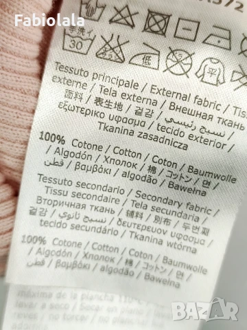 Розов памучен пуловер Liu.Jo L, снимка 4 - Бански костюми - 50782935