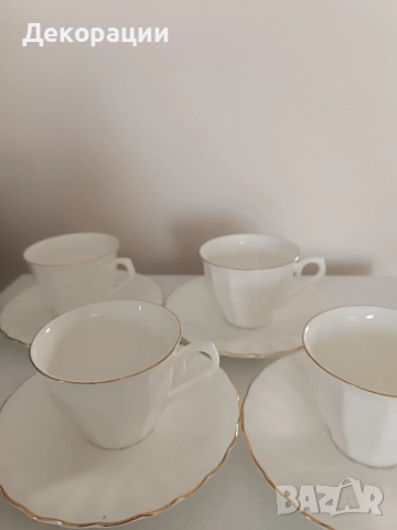 нов сервиз за кафе от фин костен порцелан BONONIA , снимка 4 - Сервизи - 52602830