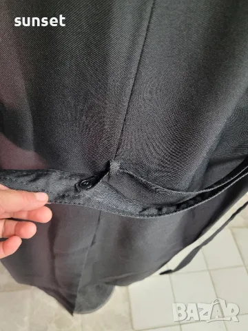 дълъг черен тренчкот, шлифер- XXL, снимка 3 - Якета - 47593648