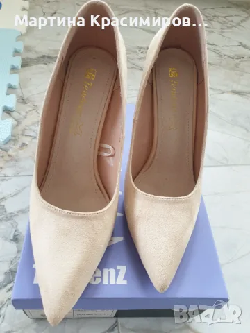 Дамски велурени обувки , снимка 1