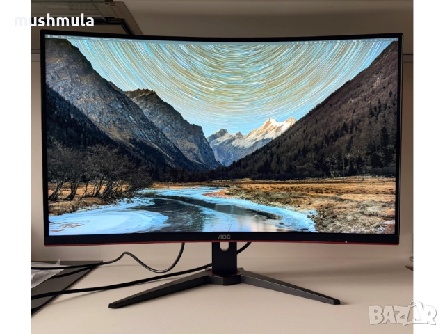 Монитор AOC CQ32G1 31.5" Извит екран - отлично състояние