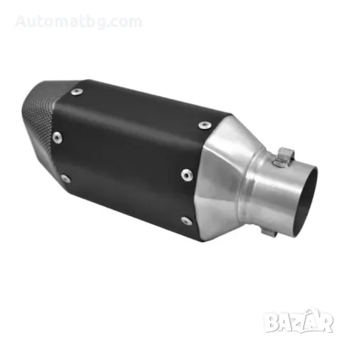 Гърне за мотоциклет Automat, PA938, 27см, Черно с карбон, снимка 3 - Аксесоари и консумативи - 49347772