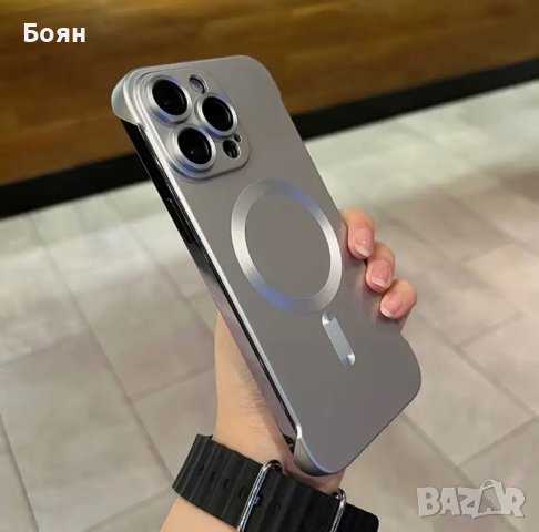 Гръб case за iPhone 15 pro silver, снимка 4 - Apple iPhone - 43930352