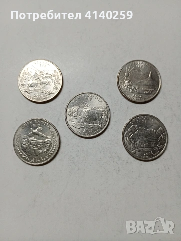 САЩ МОНЕТИ ЛОТ 1/4 КУОРТЪР ДОЛАР 2006 Г 