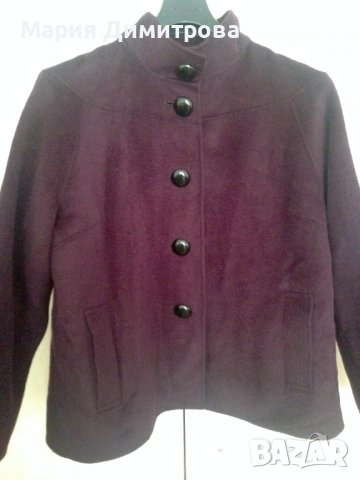 Палто-сако Jaeger, ангора и кашмир, снимка 3 - Палта, манта - 38081065