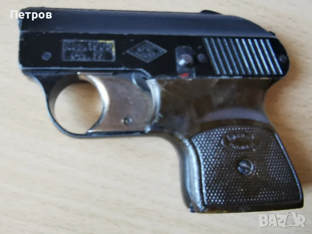 Пистолет Lancia Razzi Mod.1900 6mm.Антика.Модел 1900 г., снимка 6 - Въздушно оръжие - 50922652