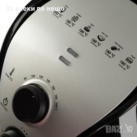Фритюрник с горещ въздух Air Fryer Hausberg HB 2250, 1500 W, 2.6литра, Таймер, защита от прегряване, снимка 3 - Фритюрници - 40779361
