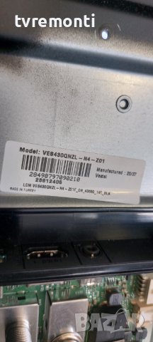 MAIN BOARD ,17MB170 , for 43inc for TELEFUNKEN D43V900M4CWH дисплей VES430QNZL-N4-Z01, снимка 4 - Части и Платки - 40543111