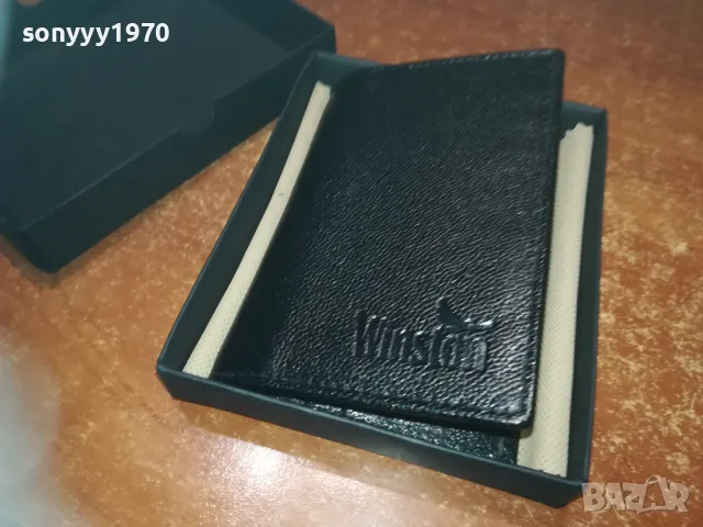 WINSTON CARD ОРГАНАЙЗЕР-КОЖА В КУТИЯ 0111241752, снимка 2 - Портфейли, портмонета - 47805044