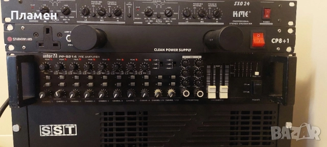 Крайни стъпала CROWN SLS 602 и SST, кросовер KMЕ, смесител INTER-M