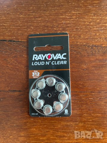 Батерии за слухови апарати слухов апарат RAYOVAC 312  Четка Стик