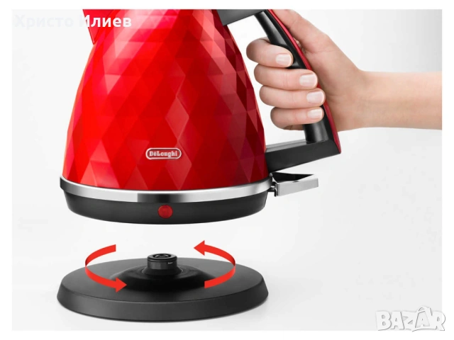 Електрическа кана за вода DeLonghi Brillante KBJ3001W Делонги, снимка 2 - Кани - 53507253
