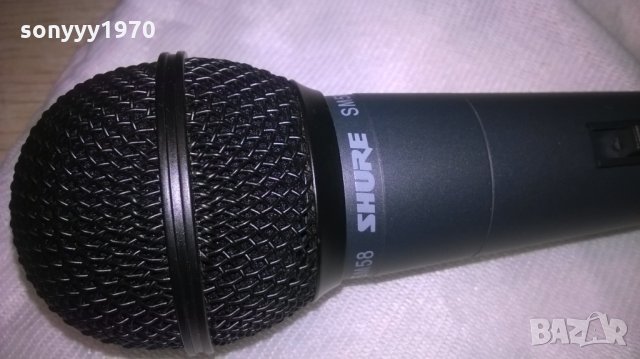 BLACK-shure sm58-microphone-внос швеицария, снимка 5 - Микрофони - 26793861