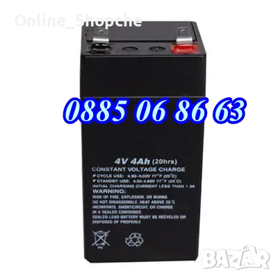 Акумулаторна батерия за електронен кантар 4V/4Ah, батерия за везна, снимка 2 - Везни - 51924308