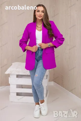 Елегантно дамско сако с ревери, 15цвята , снимка 13 - Сака - 48812671