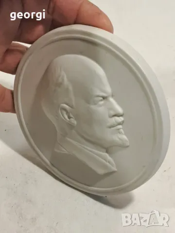 Порцеланов барелеф на Ленин ЛФЗ, снимка 2 - Колекции - 47681499