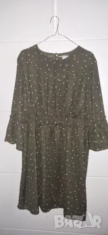 дамска рокля, h&m, вискоза, с подплата, без следи от употреба 