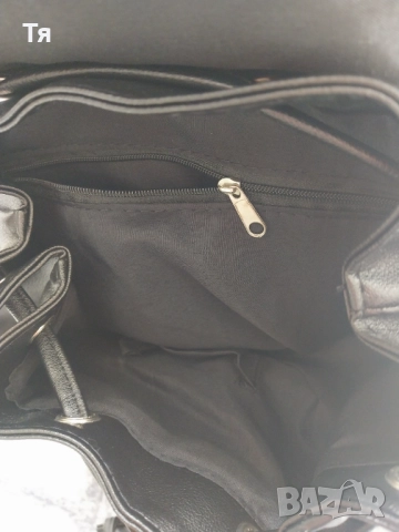 Дамска черна раница - нова, снимка 4 - Раници - 52421194