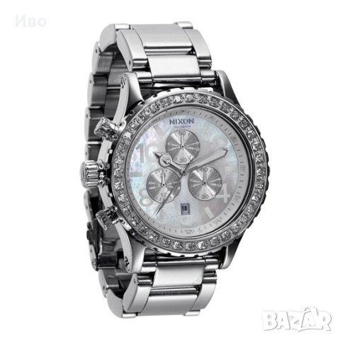 Дамски часовник Nixon Minimize The 42-20 Chronograph със Swarovski кристали