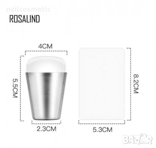 Прозрачен силиконов печат с капак, снимка 5 - Продукти за маникюр - 23677529