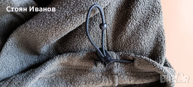 Нов оригинален мъжки полар, размер XL в земно зелен цвят, снимка 8 - Якета - 51892628