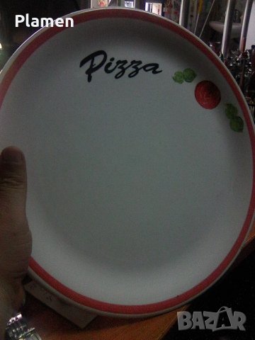 Италианска порцеланова чиния за пица 30 сантиметра, снимка 1 - Чинии - 36997509