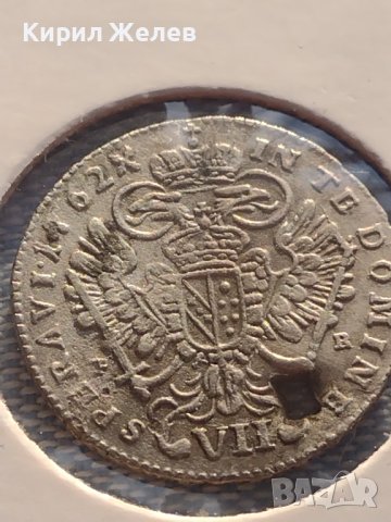 Сребърна монета 7 кройцера 1762г. Франц първи Свещена Римска Империя 13739, снимка 8 - Нумизматика и бонистика - 43015038