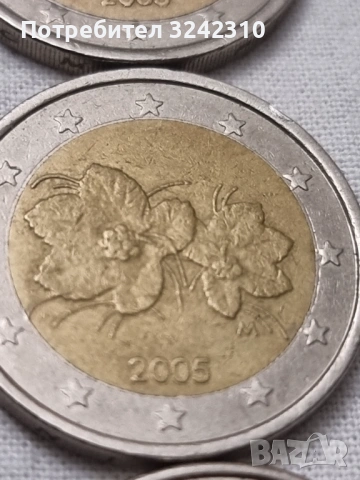 монети 2 евро Финландия, снимка 3 - Нумизматика и бонистика - 53420817