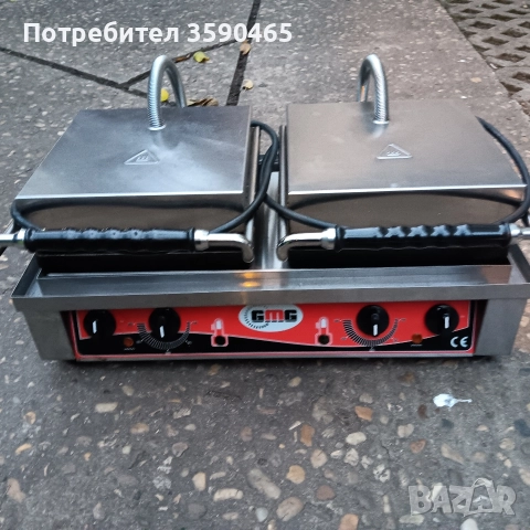 Двоен професионален гофретник, снимка 2 - Обзавеждане на кухня - 52871599