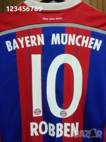 Bayern Munich Robben Adidas оригинална тениска фланелка Байерн Мюнхен Робен , снимка 3 - Тениски - 53445909